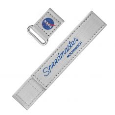 OMEGA NASA 2-Piece Speedmaster Moonwatch VELCRO Watch Strap | Grey | 20mm | 032CWZ016040