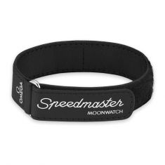 OMEGA NATO Speedmaster Moonwatch VELCRO Watch Strap | Black | 20mm | 032CWZ011583