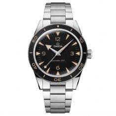 OMEGA Seamaster 300 Co-Axial Master Chronometer Blue Dial Beige Leather  Strap Watch | 41mm | O23432412103001 | REEDS Jewelers
