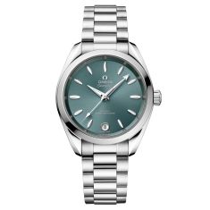 OMEGA Seamaster Aqua Terra 150m Co-Axial Master Chronometer Stainless Steel Watch | Lagoon Green Dial | 34mm | O22010342010001