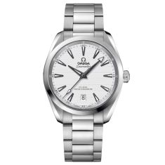 OMEGA Seamaster Aqua Terra 150M Co-Axial Master Chronometer White Dial Stainless Steel Watch 38mm - O22010382002001