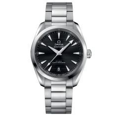 OMEGA Seamaster Aqua Terra Co-Axial Master Chronometer Black Dial Stainless Steel Watch | 38mm | O22010382001001