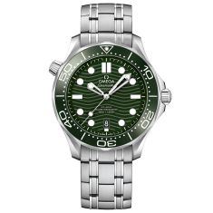 OMEGA Seamaster Diver 300m Co-Axial Master Chronometer Stainless Steel Watch | Green Dial | 42mm | O21030422010001