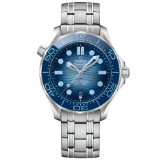OMEGA Seamaster Diver 300M Co-Axial Master Chronometer Summer Blue Dial Stainless Steel Watch | 42mm | O21030422003003