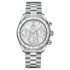 OMEGA Speedmaster 38 Co-Axial Chronometer Chronograph Diamond Dial Watch | 38mm | O32430385055001