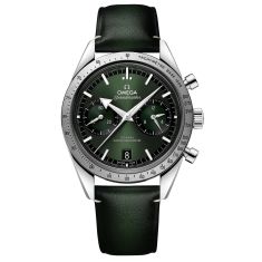 OMEGA Speedmaster '57 Co-Axial Master Chronometer Chronograph Green Leather Strap Watch | Green Dial | 40.5mm | O33212415110001