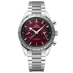 OMEGA Speedmaster '57 Co-Axial Master Chronometer Chronograph Stainless Steel Watch | Burgundy Dial | 40.5mm | O33210415111001
