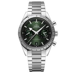 OMEGA Speedmaster '57 Co-Axial Master Chronometer Chronograph Stainless Steel Watch | Green Dial | 40.5mm | O33210415110001