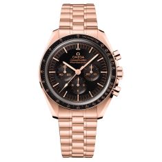 OMEGA Speedmaster Moonwatch Professional Co-Axial Master Chronometer Chronograph Sedna Gold Bracelet Watch | 42mm | O31060425001001