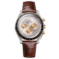 OMEGA Speedmaster Moonwatch Professional Moonshine Gold and Steel Watch 42mm O31020425002001 REEDS Jewelers