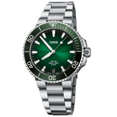 Oris Aquis Date Caliber 400 Green Dial Stainless Steel Watch | 01 400 7769 4157-07 8 22 09PEB