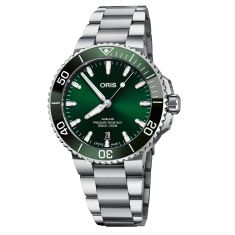 image of Oris Aquis Date Green Dial Stainless Steel Watch | 41.5mm | 01 733 7766 4157-07 8 22 05PEB with sku:20376042