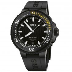 Oris AquisPro Date Caliber 400 Black Rubber Strap Watch | 01 400 7767 7754-07 4 26 64BTEB