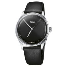 Oris Artelier S Black Dial Black Leather Strap Watch | 38mm | 01 733 7762 4054-07 5 20 69FC