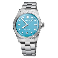 Oris Divers Sixty-Five Cotton Candy Blue Dial Stainless Steel Watch | 38mm | 01 733 7771 4055 8 19 18