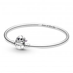 Pandora - Disney, Stitch Biting Clasp Bangle Bracelet