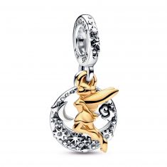 Pandora - Disney, Tinker Bell Celestial Night Dangle Charm | Gold-Plated