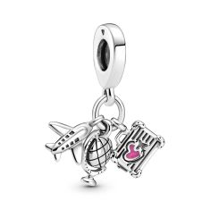 Pandora Pink Travel Bag Charm REEDS Jewelers