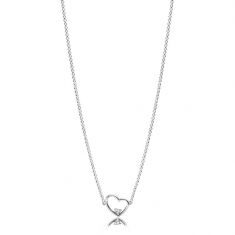 Asymmetrical heart new arrivals necklace pandora