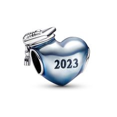 Pandora Blue 2023 Graduation Heart Charm