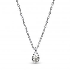 Pandora Brilliance 0.15ct Lab-Grown Diamond Sterling Silver Pendant Necklace