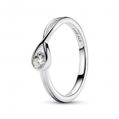 Pandora Brilliance 0.15ct Lab-Grown Diamond Sterling Silver Ring