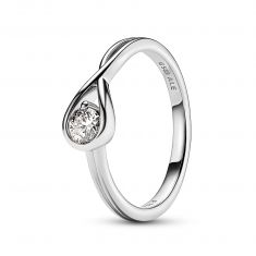 Pandora Brilliance 0.25ct Lab-Grown Diamond Sterling Silver Ring