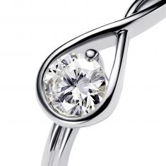 Pandora Brilliance 0.50ct Lab-Grown Diamond Sterling Silver Ring