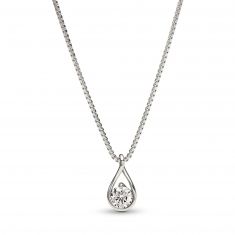 Pandora Brilliance 0.50ct Lab-Grown Diamond White Gold Pendant Necklace