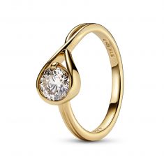 Pandora Brilliance 0.75ct Lab-Grown Diamond Yellow Gold Ring