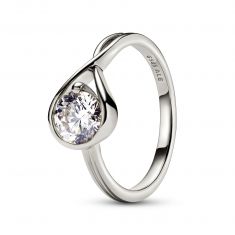 Pandora Brilliance 1ct Lab-Grown Diamond White Gold Ring
