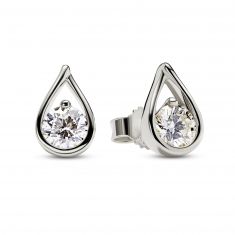 Pandora Brilliance 1ctw Lab-Grown Diamond White Gold Stud Earrings