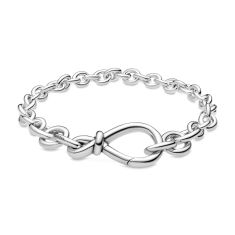Pandora Chunky Infinity Knot Chain Bracelet