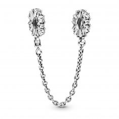 Sparkling Pave Safety Chain セーフティー チェーン Amazon.com: Pandora Sparkling Pavé Safety Chain Charm