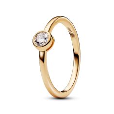 Pandora Era Bezel 0.25ctw Lab-Grown Diamond 14k Yellow Gold Ring