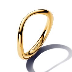 Pandora Essence Organically Shaped Gold-Plated Band Ring