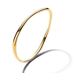 Pandora Essence Organically Shaped Gold-Plated Bangle Bracelet