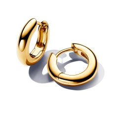 Pandora Essence Round Gold-Plated Hoop Earrings