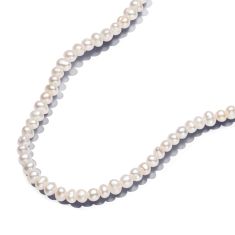 Pandora Essence Treated Freshwater Cultured Pearls T-bar Gold-Plated Collier Necklace