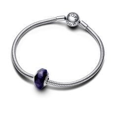Pandora Faceted Blue Murano Glass Charm