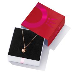 Pandora Festive Bell Charm & Necklace Rose Gold-Plated Gift Set