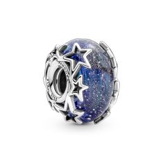 Pandora Galaxy Blue & Star Murano Charm