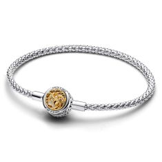 Pandora Game of Thrones House Sigil Clasp Studded Chain Bracelet | Gold-Plated