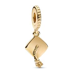 Pandora Graduation Cap Dangle Charm | Gold-Plated