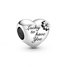 Pandora Heart & Clover Charm