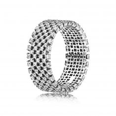 Heraldic check online ring clear cz