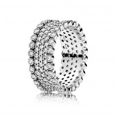 Pandora Lavish Sparkle Ring, Clear Cubic Zirconia - Size 6