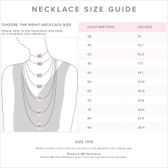 Pandora Logo Pavé Circle Collier Necklace, Gold-Plated