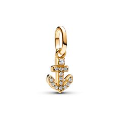 Pandora ME Anchor Gold-Plated Mini Dangle Charm
