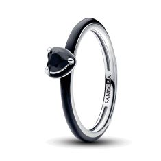 Pandora ME Black Chakra Heart Ring